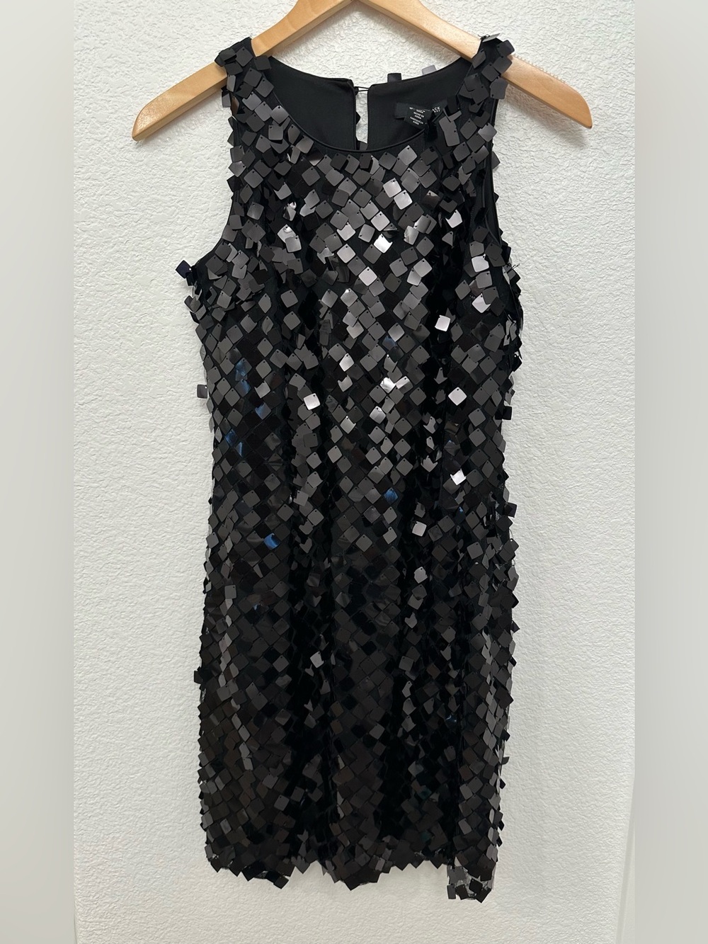 White House Black Market Black Sequin Mini Dress